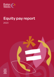 a cover of our equity pay report for 2023 